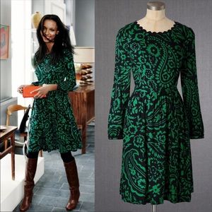 Boden Sz 10 Green Dress